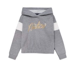 NWT Nautica Gray Fleece Hoodie